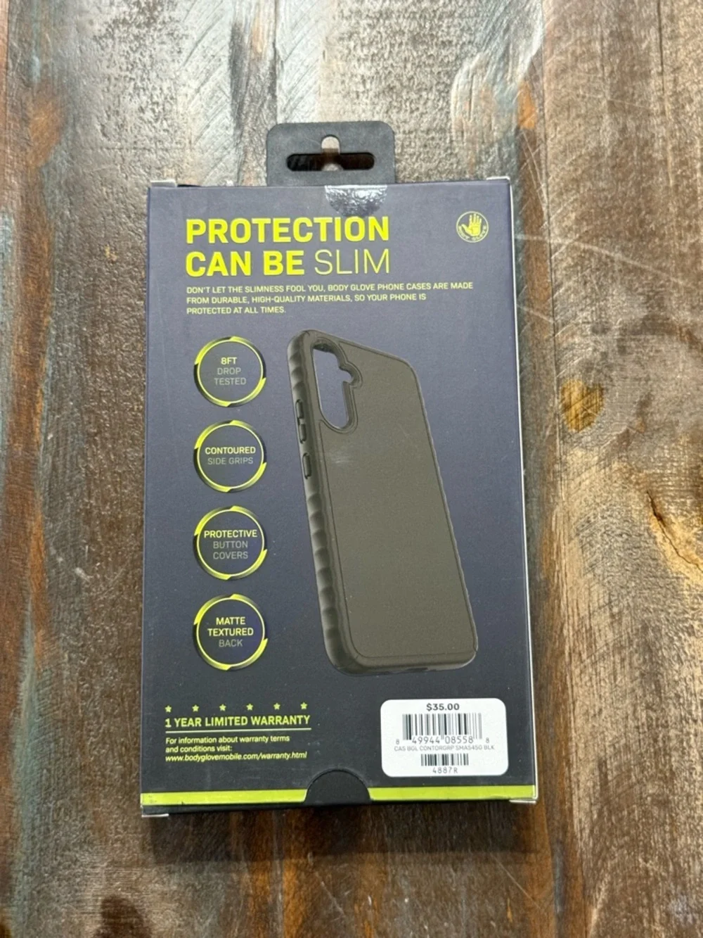 Samsung Galaxy A54 5G Body Glove Black Slim Protective Case Drop Tested NWT